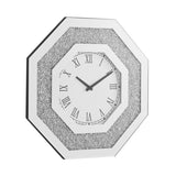 Octagonal Mirror Wall Clocks and Artificial Gemstone Wall Clocks W1005P190043