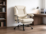 400 lbs Massage Office Chair with Heat, Big and Tall Reclining Desk Chair with Lumbar Support & 64741590