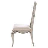 Ivory and Antique Champagne Side Chairs B062P182705
