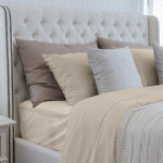 ZUN Luxuriously Soft 100% Viscose Derived from Bamboo 4-Piece sheet Set , Oeko-TEX Certified, Full B046126557