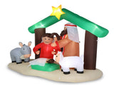 6ft With 8 Lamp Beads Inflatable Nativity Garden Jesus Decoration 46163067