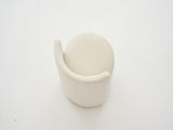 075-Velvet Fabric Swivel Accent Chair, Comfy Barrel Vanity Chair With Curved Backrest, Upholstered W527P557552