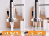 Touchless Kitchen Faucet,Hands Free Automatic Smart Kitchen Faucet Black Smart Kitchen Faucet W1932P156239