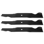 ZUN 3x Lawn Mower Blades 54 Inch for Craftsman Poulan Ayp/Electrolux R14459 187254 64385112