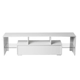 ZUN FashionTVstandTVcabinet,EntertainmentCenter,TVstationTV console,media console,with LEDlight W67933541