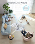 ZUN Air Purifiers for Home Large Room with Night Light up to 1076ft², H13 True HEPA Air Cleaner with 45230259