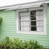 HT-200 x 100 Household Application Door Window Rain Cover Eaves Canopy Silver 52463595