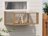 Waterproof Window Cat Perch Catio, Wood Cat Window Box, Window Catio for Indoor Cats. Suitable W2831P314279