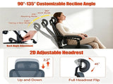 Ergonomic Mesh Office Chair with Adjustable Headrest & Lumbar Support, 90&deg-135&deg Reclining 58635067