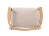 Mallorca Acacia Wood Club Chair With Seat Cushion, Set of 1 N775P263954T