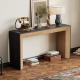 Mirod Elegant Console Table,Fireplace Design,Simple and Functional with High-Quality Wood Veneer Top N760P253329D