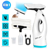 ZUN 4 In 1 Cordless Window Vacuum Cleaner Rechargeable Glass Tile Mirror Cleaning Tool with Dual Water 75959779