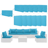Outdoor Cushions for Patio Furniture Replacement, Patio Furniture Deep Seat Patio W419P313011
