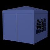 3 * 3m 4 sided , spiral tube pergola made of blue PE fabric, 10'x10 'party tent with 4 25945539