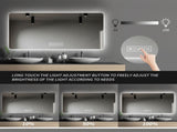 Bathroom Mirror with Led Lights Front and Backlit, Anti-Fog Lighted Vanity Mirrors for Wall Mounted, W2071P172692