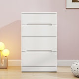 3 in 1 Vanity Desk with open Top Mirror,Small Make Up Vanity Set with Visible Glass Desktop,Compact W331P265782