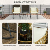 Patio Rocking Bistro Set 15317189