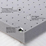 3 Inch Mattress Topper Full,Gel Memory Foam Mattress Topper Double Bed Topper for Soft & Cooling B2716P331380