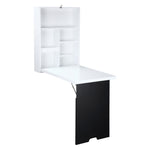 ZUN Wall Mounted Foldable Desk-White （Prohibited by WalMart） 46088272