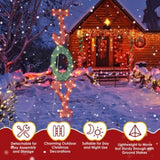 Lighted JOY Letter Sign Christmas Yard Decorations, Pre-lit 2D Letter Display with 45 LED Warm White 29812742