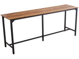 Bar Table, 1PCS 63 Kitchen Bar Table, Tall Dining Table with Smooth Rounded Edge, Rectangular High 79702064