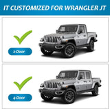 Front & Rear Fenders Compatible with 2020-2026 Jeep Wrangler Gladiator JT Sport & Willys W2801P235731