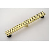 24 Inches Linear Shower Drain, Included Hair Strainer and Leveling Feet W2287P146750