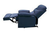 Blue Recliner with Pillow Top Arm B062P215433
