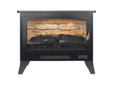 21 inchThree-sided Freestanding Electric Fireplace Stove heater with 3D Flame effect with remote 84633594