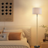 ZUN Floor Lamp Living Room with Beige Lampshade, Standing Lamp Tall Industrial Floor Lamp Reading W1592P188560