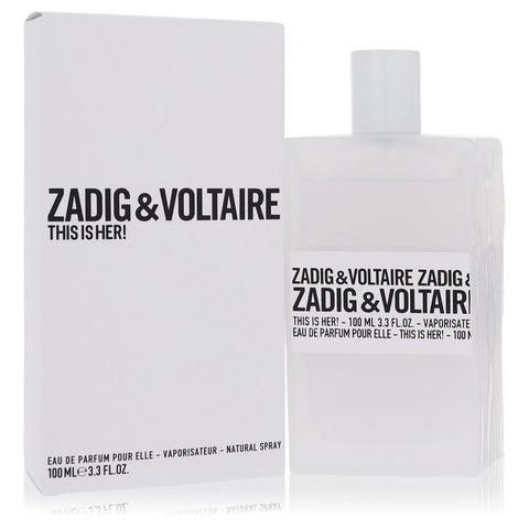 This is Her by Zadig & Voltaire Eau De Parfum Spray 3.4 oz for Women FX-536497