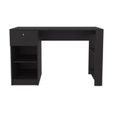 120-Home 47" Wide One Drawer Desk , Four Shelves, Writting Desk, Gamer Desk, Home Office, Living B200P253741