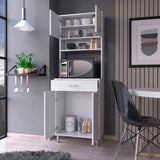 Bay Area Pantry, Two Door Cabinets, One Drawer, Four Adjustable Metal Legs B128P148867