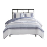 King/Cal King 3 Piece Jacquard Duvet Cover Set B03597366