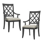 ZUN Wooden Arm Dining Chairs set of 2,Mid Century Retro Chairs Upholstered Chairs Comfor Kitchen Chairs W2582P205389