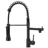 Commercial Kitchen Faucet with Pull Down Sprayer, Single Handle Single Lever Kitchen Sink Faucet W1932P155917
