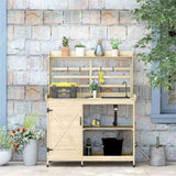 Garden Work BenchOpen Shelf Storage 74153092