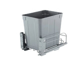 Pullout Trash Can for Kitchen Cabinets 35 QT, Under Mount Garbage Bin with Heavy Duty Metal Soft 04371561