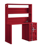Red 1-Door Writing Desk with Hutch B062P215482
