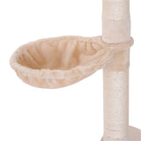 ZUN Wooden Cat House/Cat Trees /Cat Climbing Tower （Prohibited by WalMart） 64760122