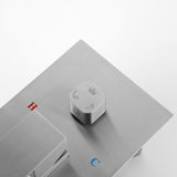 Shower system combo with hand shower, 16 inch shower head and tub spout W2287141164