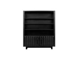 Radiance 78 inch High Bookcase Pier, No Assembly Required, Black Finish B108P345208