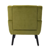 Modern Soft Velvet Material Ergonomics Accent Chair Living Room Chair Bedroom Chair Home Chair With W676P313947