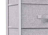 8 Drawers Dresser Chest of Drawers for Fabric Storage Dressers for Living Room Light Gray 92399261