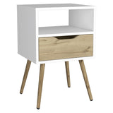 Allie Nightstand, Superior Top, Open Shelf, One Drawer B128P148652