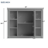 ZUN 35'' x 28'' Wall Mounted Bathroom Storage Cabinet, Medicine Cabinet, Modern Bathroom Wall Cabinet WF305081AAE