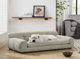 Soft and comfortable pet sofa with backrest and armrests, suitable modern rectangular pet sofas W487P266088