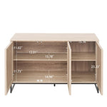 ZUN 3 door cabinet, Accent Storage Cabinet, Suitable for Living Room, Bedroom, Dining Room, Study W688126266