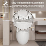 1-Piece 1.28 GPF Single Flush Egg Shape Toilet in Glossy White W2973P248391