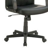 Black Office Chair with Casters B062P153798